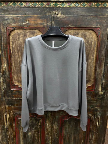 Wishlist Scuba Relaxed Crop Sweatshirt