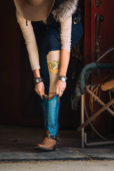 Lucky Chuck- Get Lucky Tan Socks