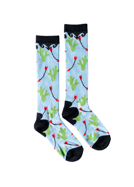 Lucky Chuck- Cowboy Compass Socks