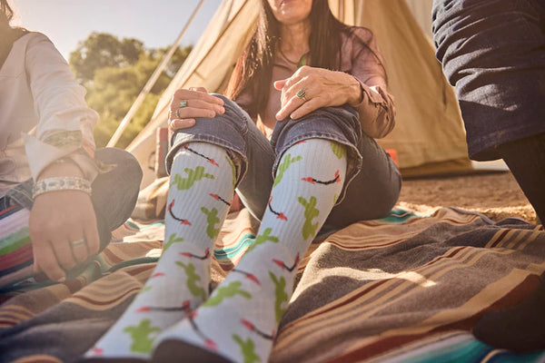 Lucky Chuck- Cowboy Compass Socks