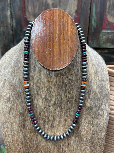 SLL The Multi/Navajo Pearl Necklace