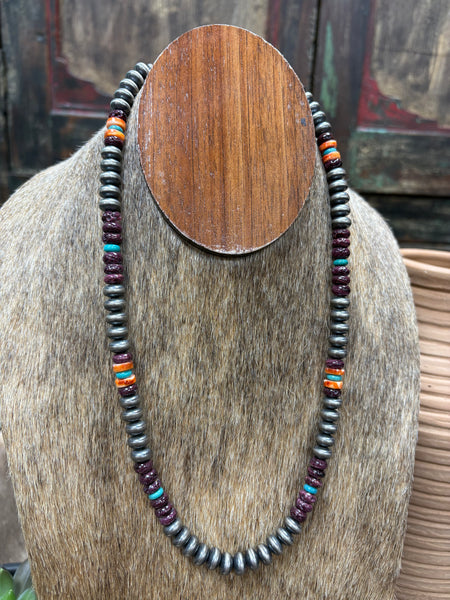 SLL The Multi/Navajo Pearl Necklace