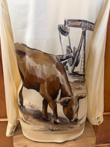 Double D Ranch Seen in Texas Blouse