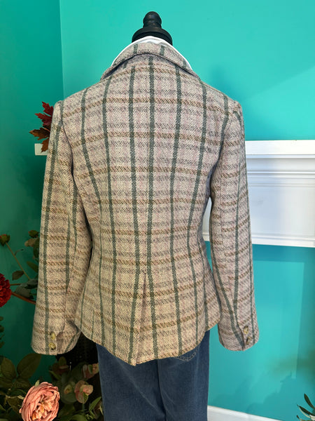 Mystree Single Breast Plaid Blazer