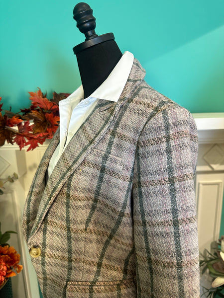 Mystree Single Breast Plaid Blazer