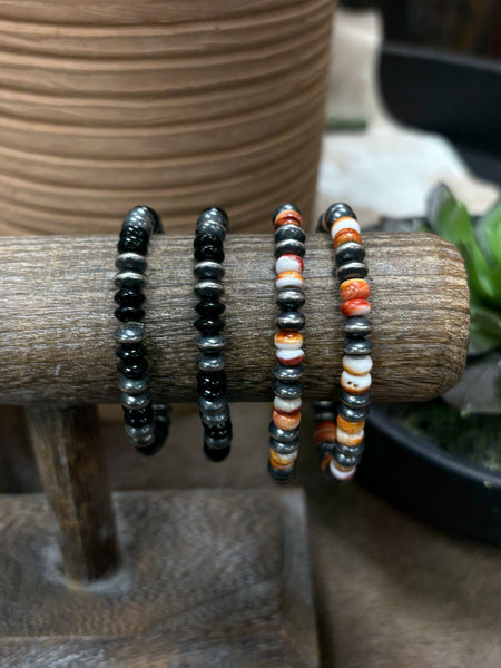 SLL Navajo Pearl Stretch Bracelet