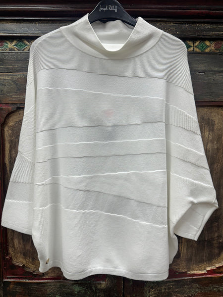 Joseph Ribkoff Sweater Dolman Long Sleeve Top