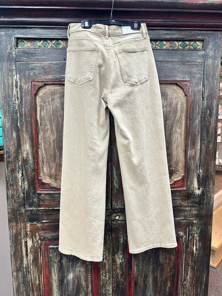 Esqualo Trouser Wide Leg Washed Jean