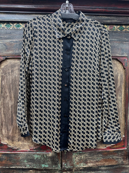 Liverpool Long Sleeve Button Front Woven Shirt