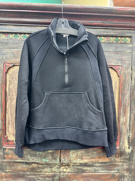 Aemi + CO DOVE FUNNEL Neck Cropped Sweater