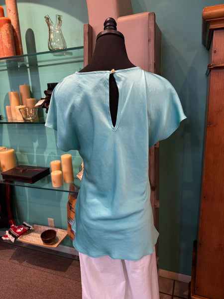 Joseph Ribkoff Twist Front Satin Top