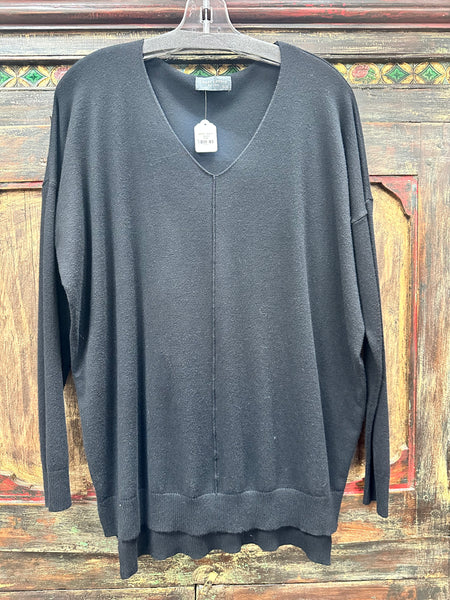 Sweet Lovely V Neck Long Sleeve Top