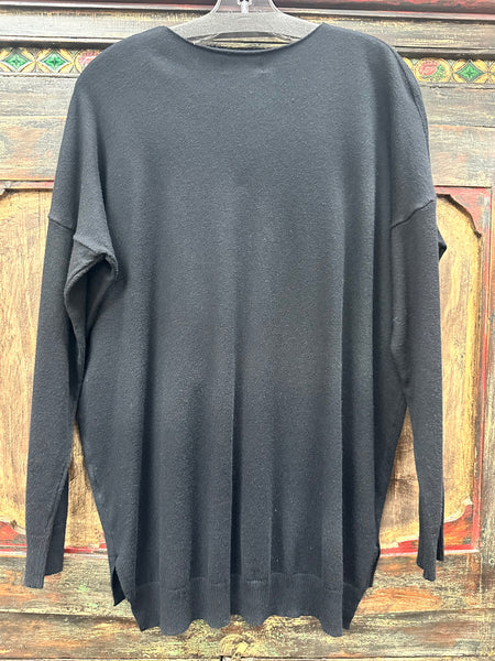 Sweet Lovely V Neck Long Sleeve Top
