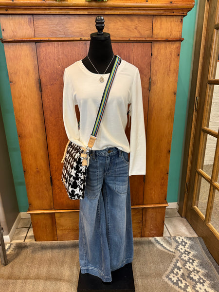 Liverpool Long Sleeve Scoop Neck Knit Top