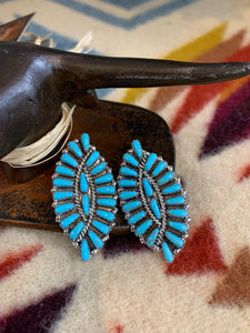 Zuni Oval Cluster Earring