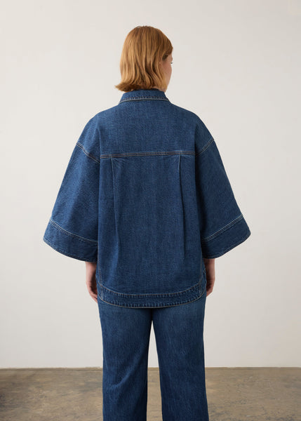 Kimono Sleeve Denim Jacket
