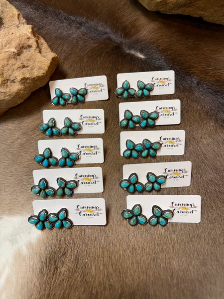 RSI Mini Cluster Turquoise Earring
