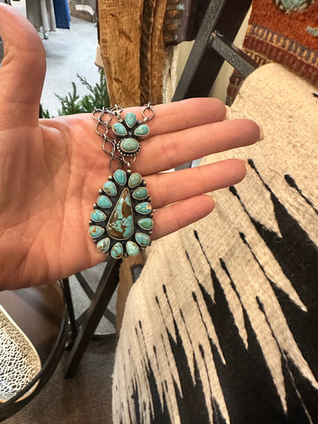 SLL The Cluster Teardrop Necklace