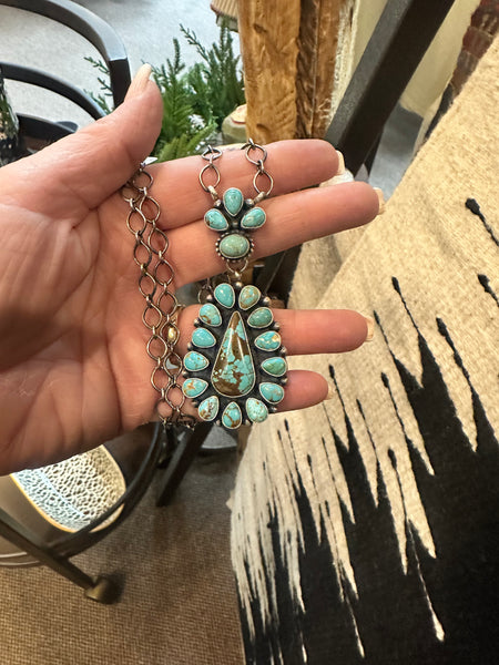 SLL The Cluster Teardrop Necklace