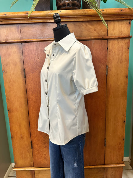 Concho Puff Short Sleeve Shirt
