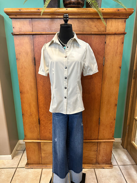 Concho Puff Short Sleeve Shirt