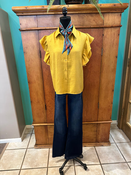 Ruffle Short Sleeve Top