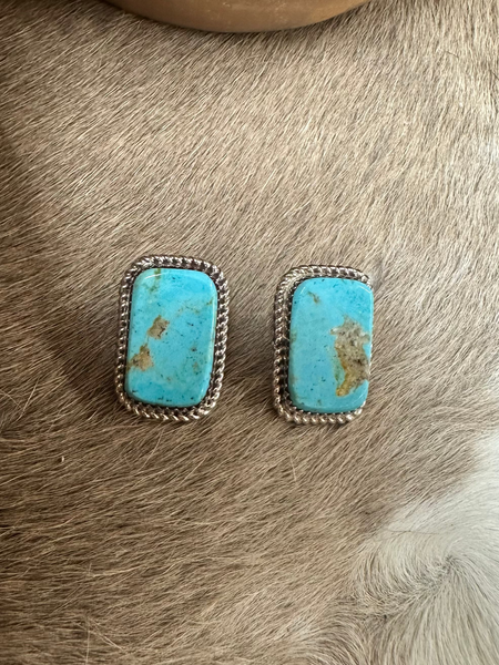ALZ Square/Rectangle Post Earrings
