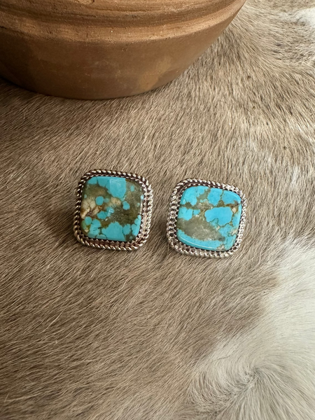 ALZ Square/Rectangle Post Earrings