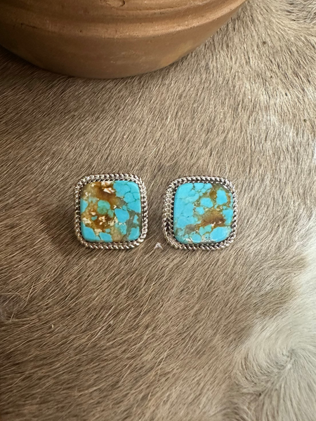 ALZ Square/Rectangle Post Earrings
