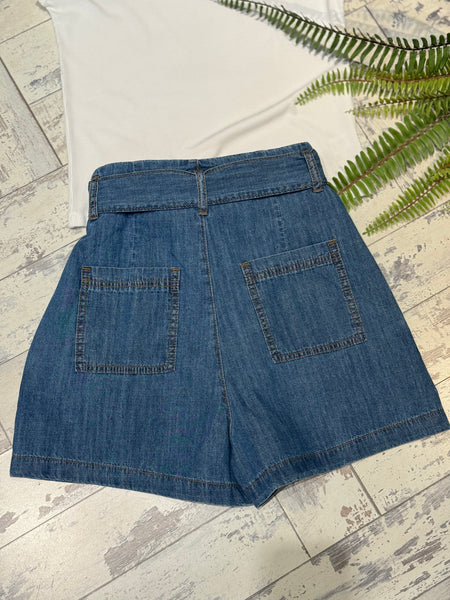 Miou Muse Paperbag Waist Shorts