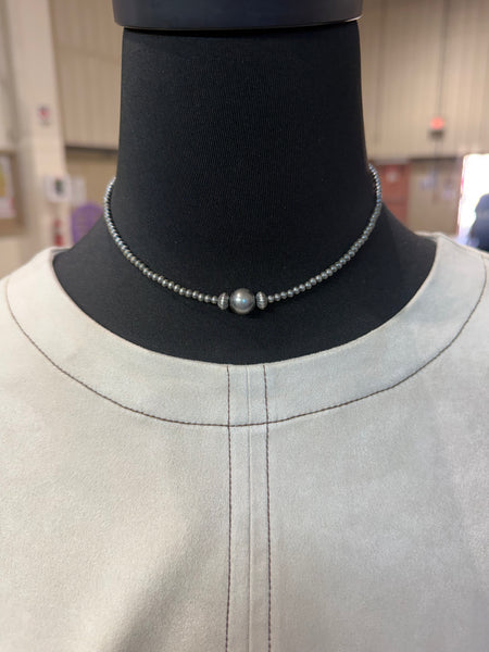 3mm-10mm Choker Navajo Pearl Necklace