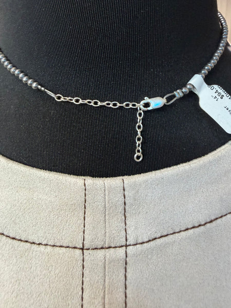 3mm-10mm Choker Navajo Pearl Necklace