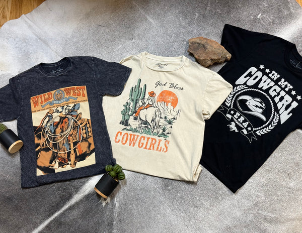 Wild West Cowboy Graphic Tee