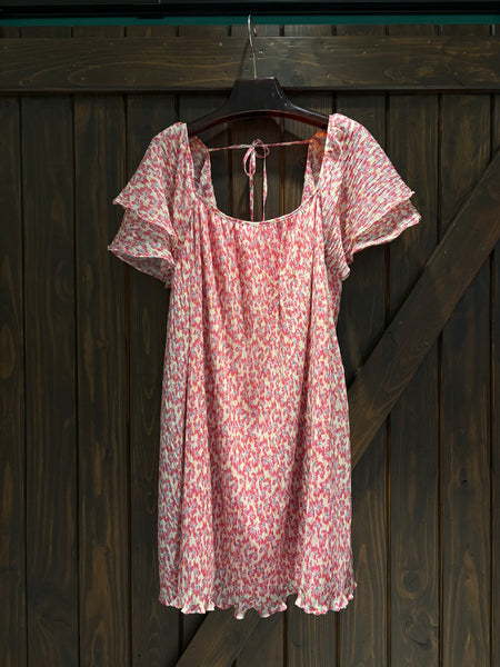 Wishlist Pleated Floral Dress