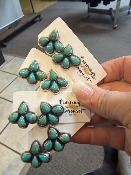RSI Mini Cluster Turquoise Earring