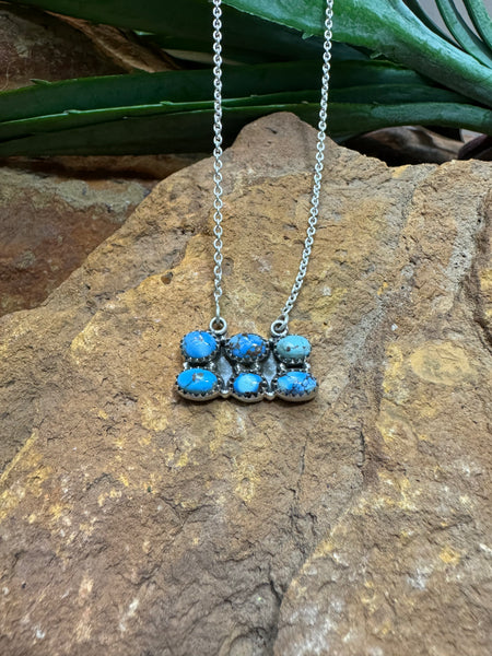 6 Stone Golden Hills Necklace
