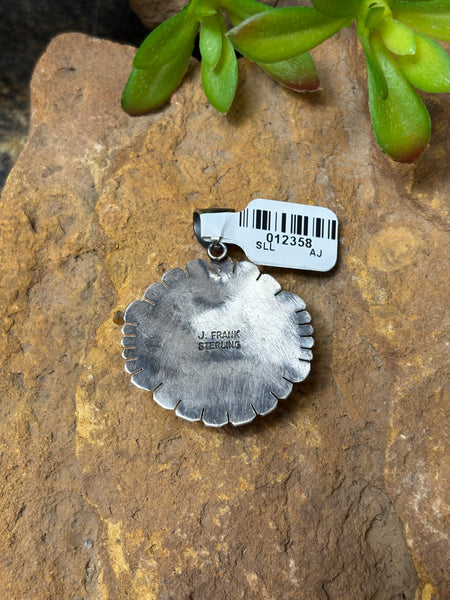 #8 Turquoise Round Pendant