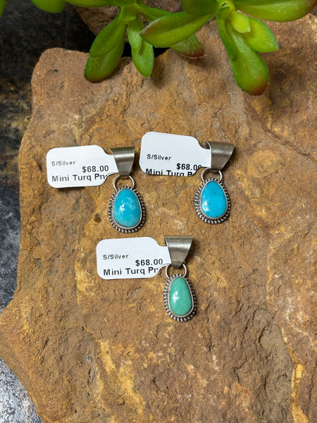 Mini Turquoise Pendant