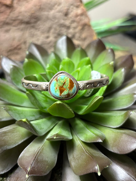Tear Drop Turquoise Cuff