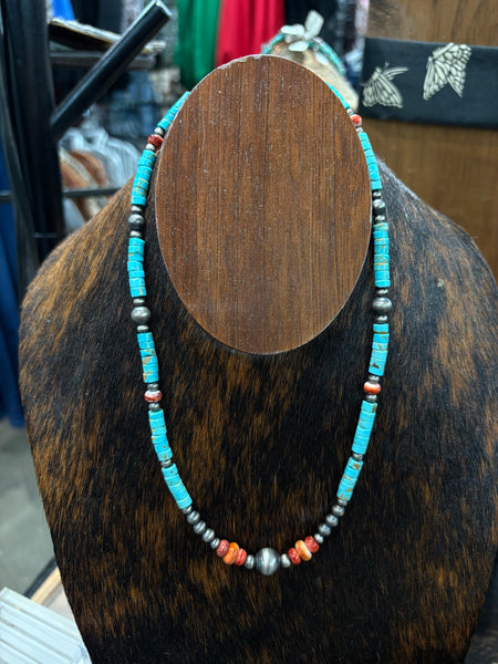 Multi Color Bead Necklace