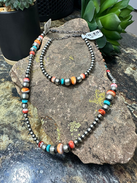 SWS Multi Navajo Pearl Bracelet