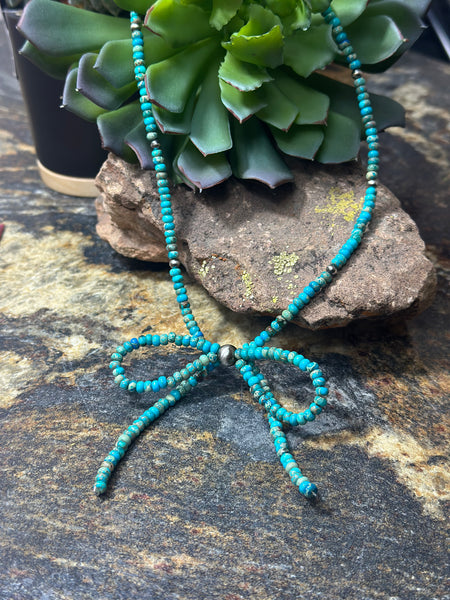 The Turquoise Bow Necklace