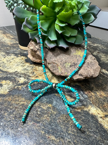 The Turquoise Bow Necklace