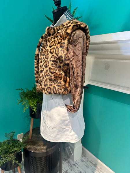 The Leopard Faux Fur Vest