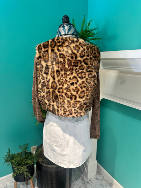 The Leopard Faux Fur Vest