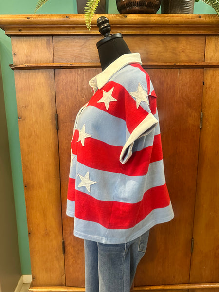 4th of July Stripe Top