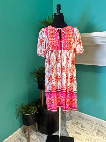Boho Floral Dress