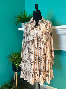 Scattered Leopard Dress