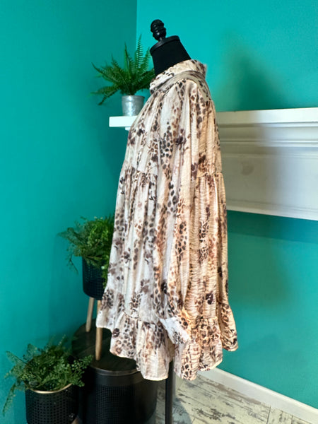 Scattered Leopard Dress