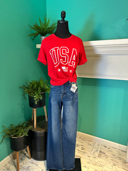 USA American Flag Tee